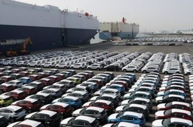 Korea's auto exports up 22.6% in December