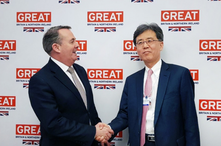 Korea, Britain discuss Brexit emergency measures