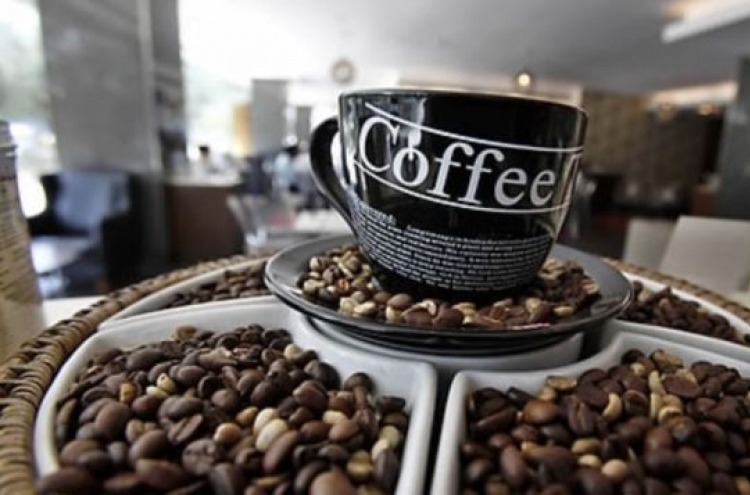 Korea's coffee imports fall in 2018 for 1st time in 6 years