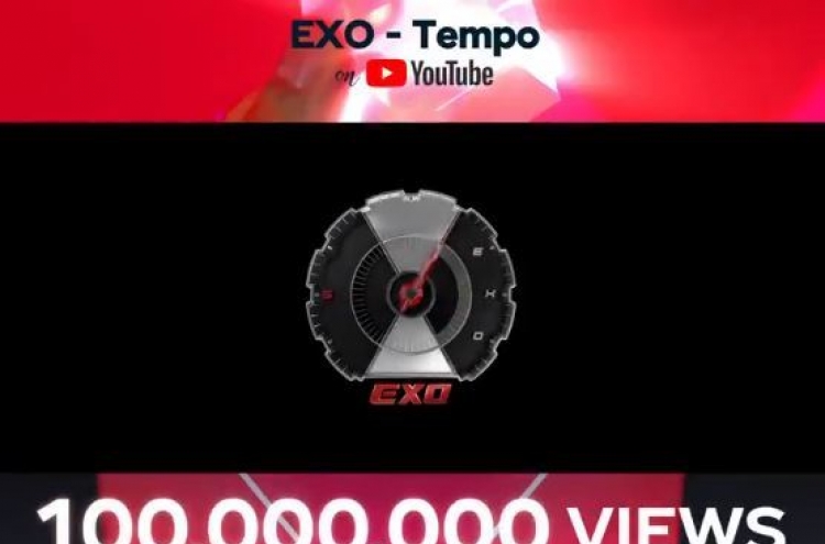 EXO's 'Tempo' music video hits 100 mln YouTube views