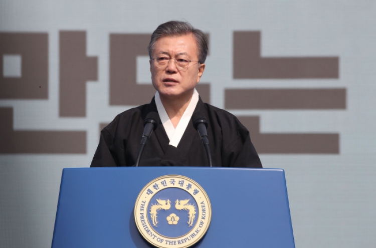 Moon calls for bold shift to 'new Korean Peninsula regime'