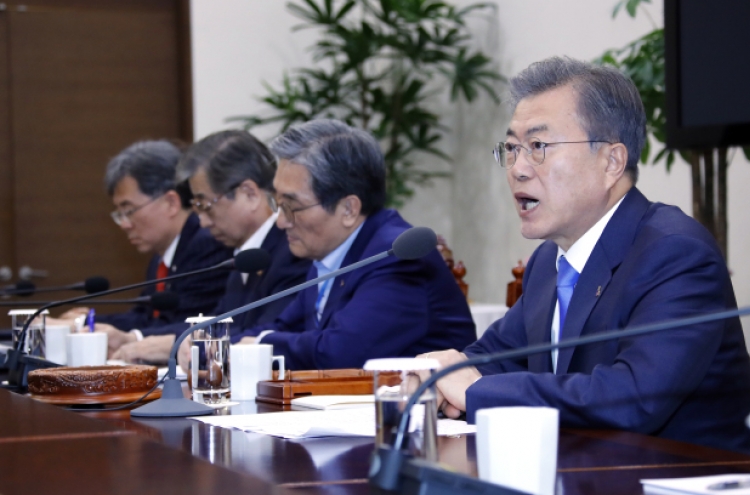 Moon calls for all-out efforts to support US-NK dialogue