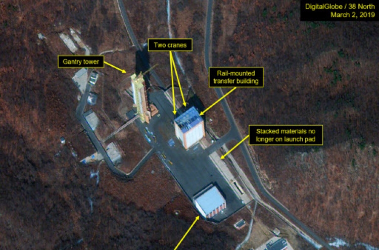 Signs of N. Korea reassembling part of Dongchang-ri missile site