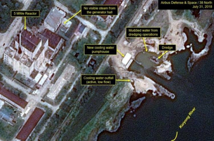 No significant activity at N. Korea's nuclear complex, test site: 38 North