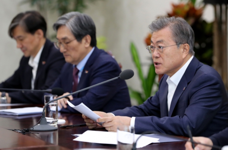 Moon calls for thorough investigation of past, current scandals