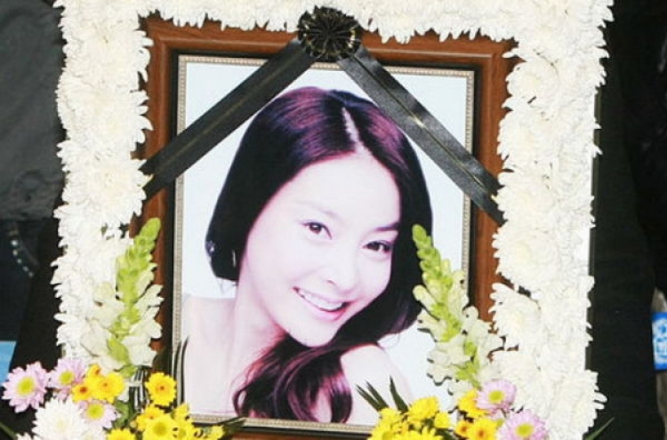 Prosecutors to review 2009 suicide of actress Jang Ja-yeon