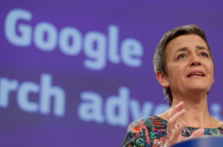 EU fines Google 1.49 bn euros for anti-trust breach
