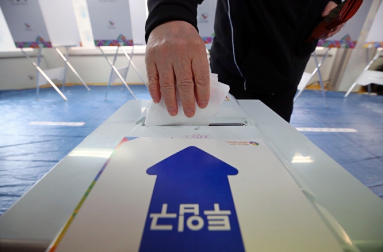 S. Korean voters go to polls for by-elections