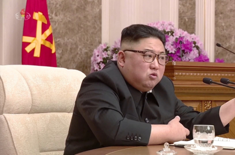NK leader calls repeatedly for 'self-reliance,' vows never to give in to sanctions