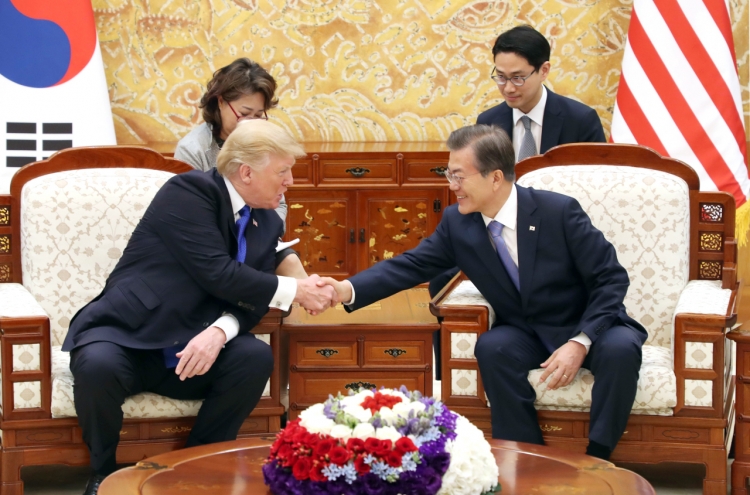 Moon, Trump to hold summit in Seoul in June