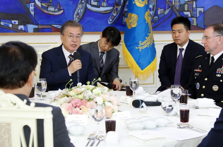 Moon highlights value of Korea-US alliance