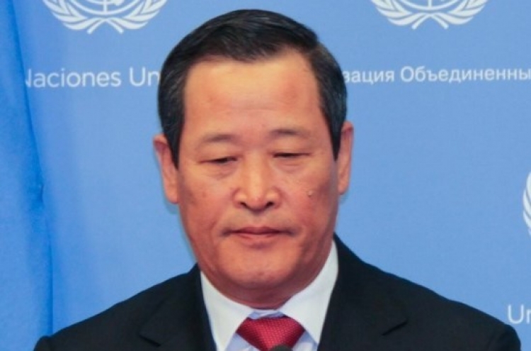 N. Korea's top envoy to UN repeats calls for US return of seized cargo ship