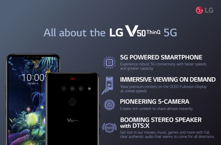 LG V50 ThinQ leads Korea’s 5G smartphone market