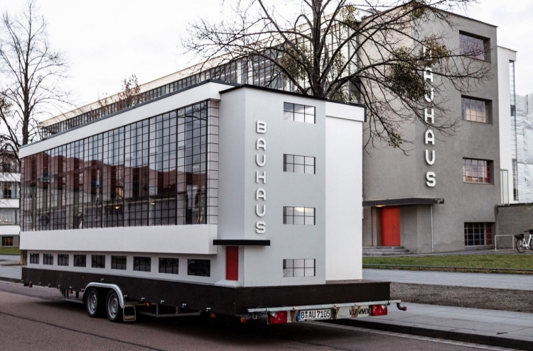 Bauhaus bus stops at Gwangju Design Biennale 2019