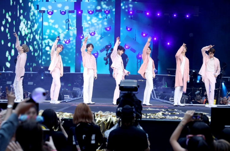 BTS performs at historic sold-out Wembley concert
