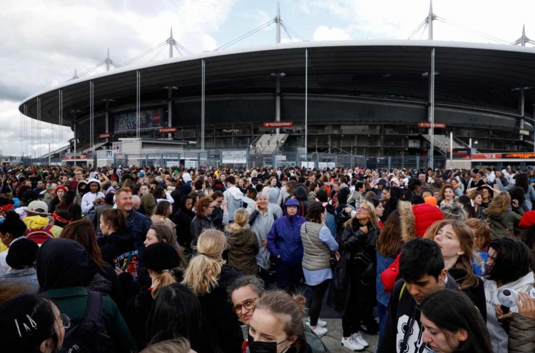 BTS concert north of Paris draws fans from all over Europe