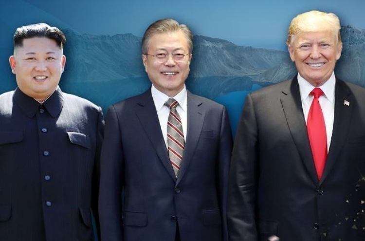 Moon: N. Korea-US in dialogue for 3rd summit, peace process making steady progress