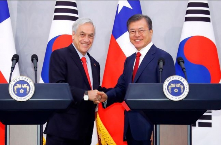 S. Korea to hold 2nd round of talks on revising FTA with Chile