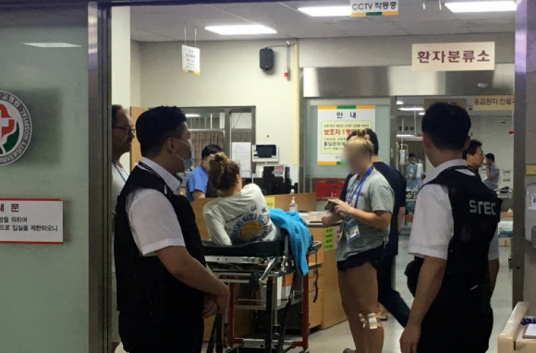 Loft collapse inside Gwangju nightclub kills 2, injures athletes at FINA championships