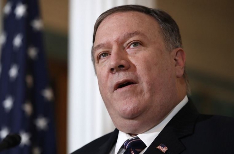 Pompeo says he plans to meet S. Korean, Japanese ministers in Thailand