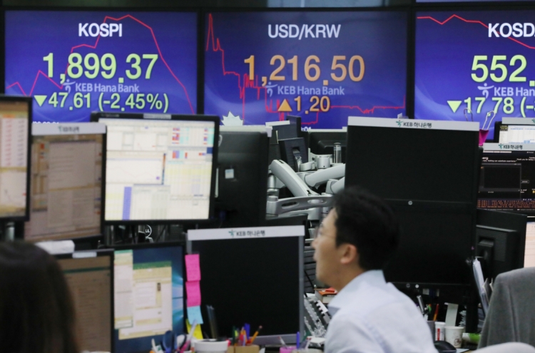 Korean won dips further amid looming currency war