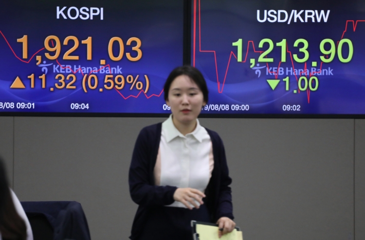 Seoul stocks extend gains, won advances late Thursday morning