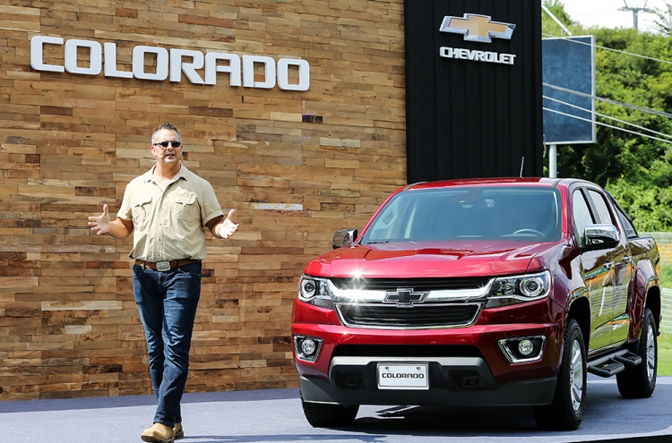 [Photo news] GM Korea launches Chevrolet Colorado in Korea