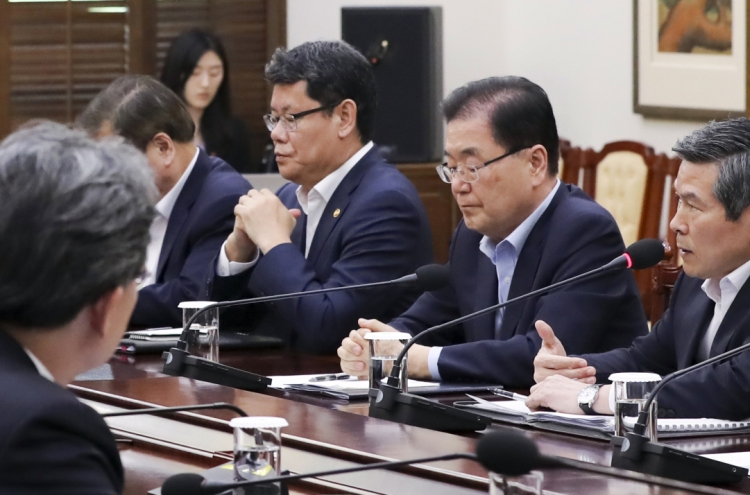 In NSC session, Cheong Wa Dae decides to seek early return of USFK bases