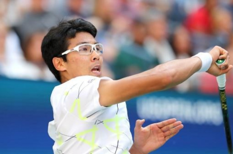 S. Korean Chung Hyeon falls to Nadal in 3rd round at US Open