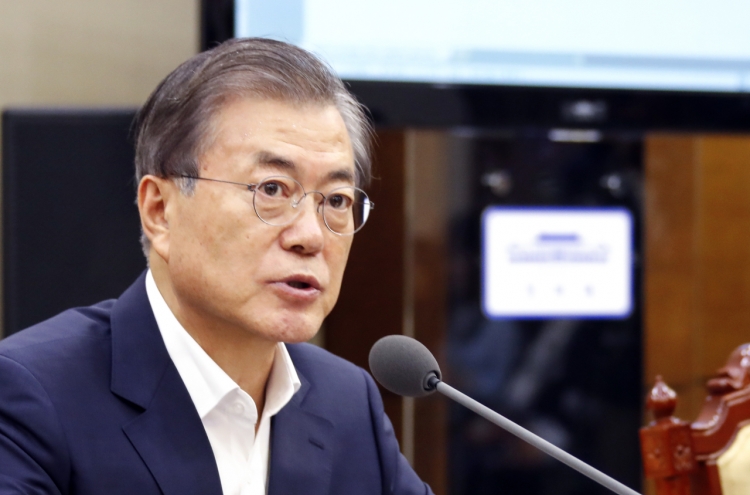 Moon stresses supporting US-NK dialogue