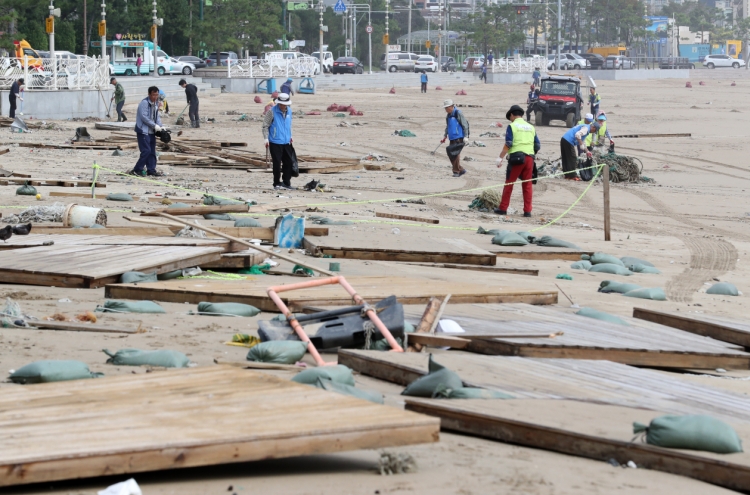 S. Korea working to recover from Typhoon Tapah damage