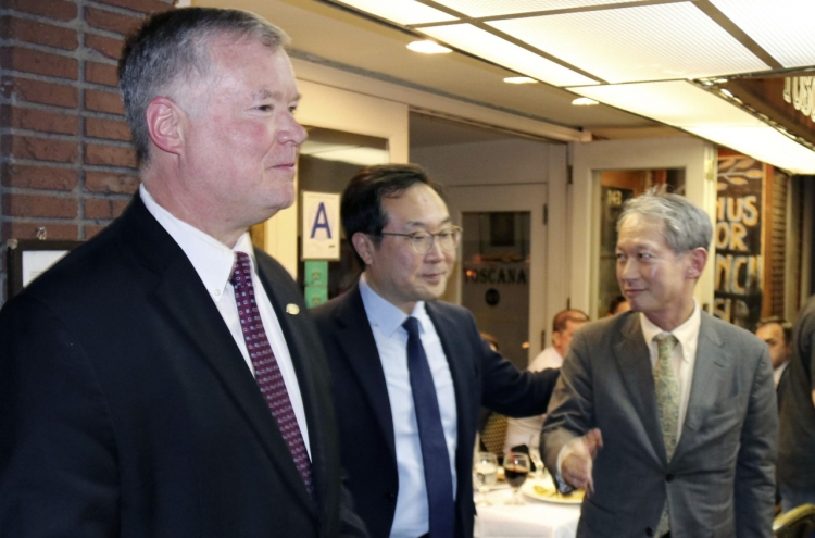 Top nuke envoys of S. Korea, US, Japan hold trilateral talks in New York