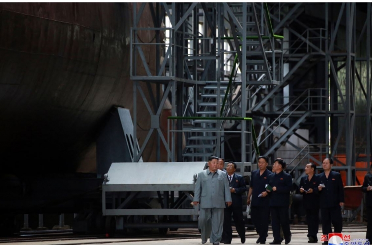 N. Korea continues to build new ballistic missile submarine: 38 North
