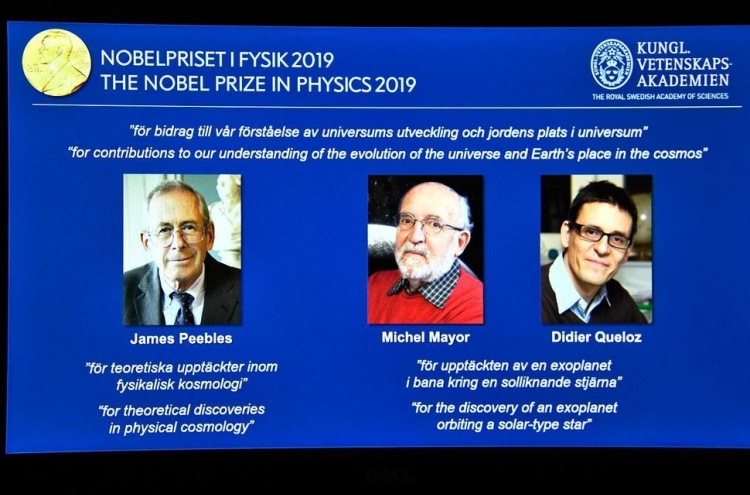 3 win Nobel Prize in Physics for work to understand cosmos