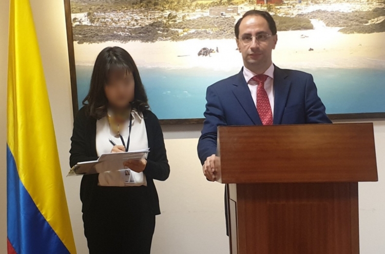 [Diplomatic circuit] Colombia eyes bolstering exports to S. Korea: trade minister