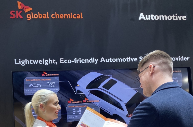 SK Global Chemical showcases eco-friendly materials at K Show 2019