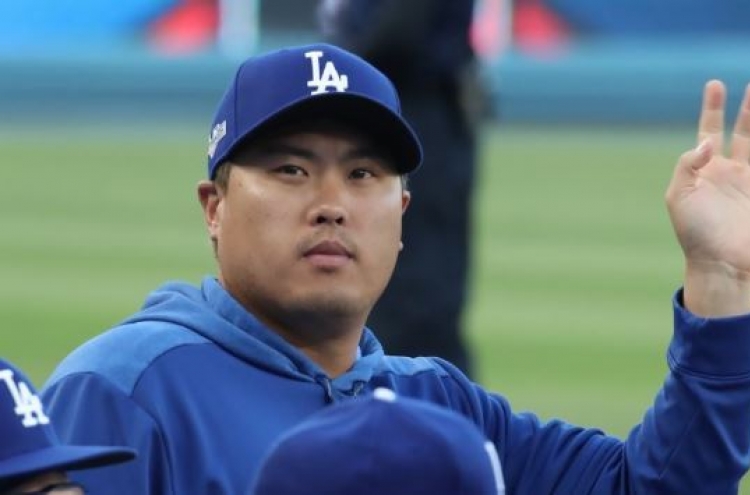 Dodgers' Ryu Hyun-jin misses out on awards voted by peers