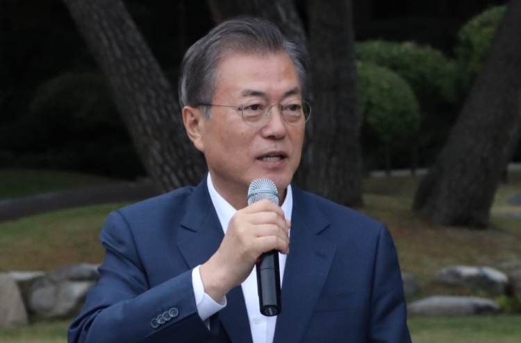 Moon says he ‘will not hurry’ in naming justice minister