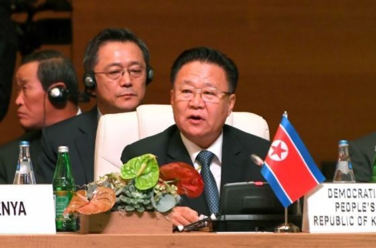 N. Korea's No. 2 urges US to drop hostile policy to move nuclear talks forward