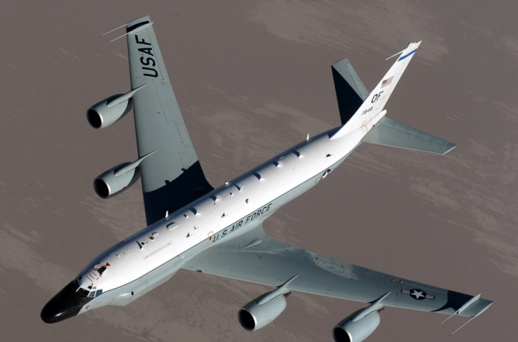 US spy aircraft on missions over East Sea: aviation tracker