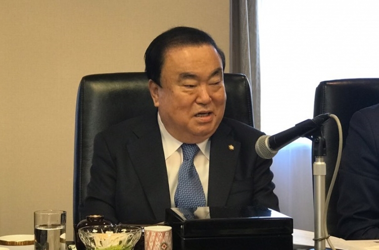 National Assembly speaker stresses need to resolve Seoul-Tokyo row