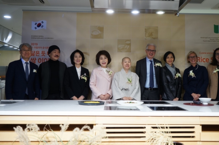 Rice connects cuisines of Italy, Korea