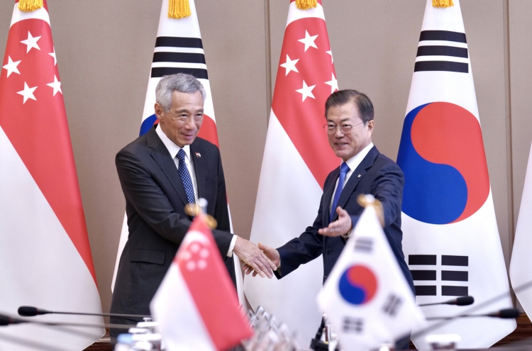 S. Korea, Singapore agree to boost ties on smart cities, arms development