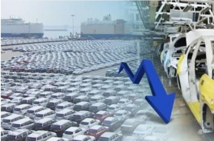 Korea's auto exports tipped to decline for 7th year