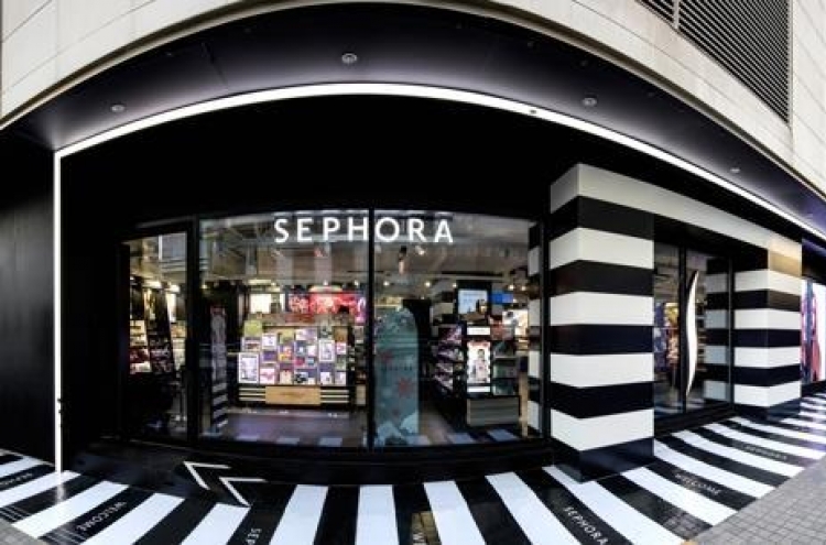 Sephora opens 2nd beauty shop in downtown SeoulGlobal cosmetics chain