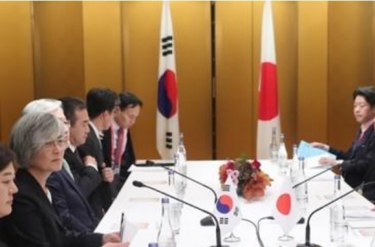 One-on-one talks between S. Korean, Japanese FMs in Spain seem unlikely: officials