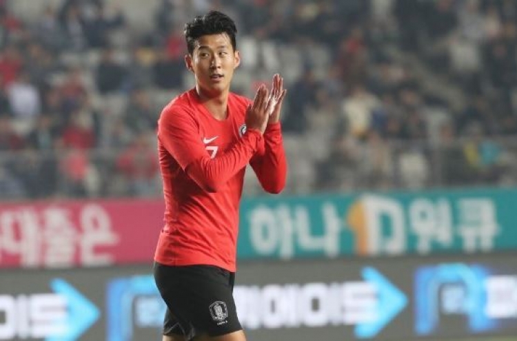 Son Heung-min named top S. Korean player for record 4th time