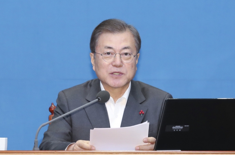 Moon vows results from reform drive in new year
