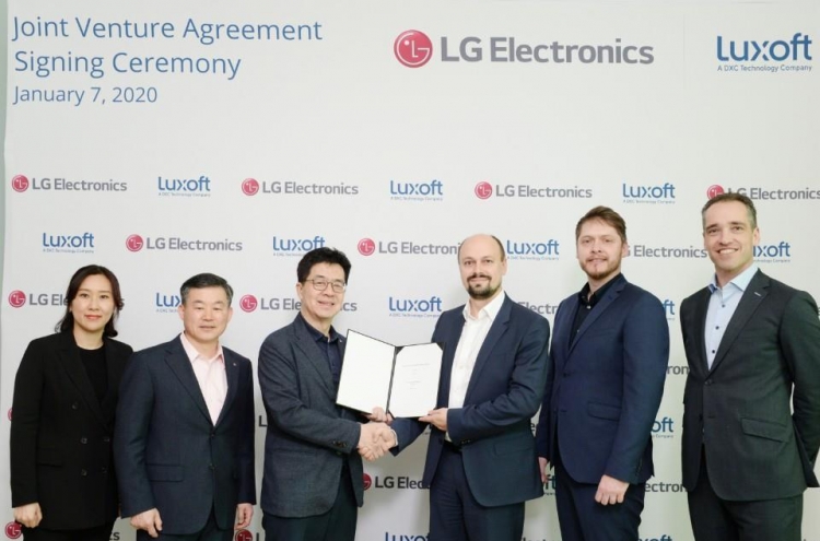 [CES 2020] LG, Luxoft to set up JV for in-vehicle infotainment