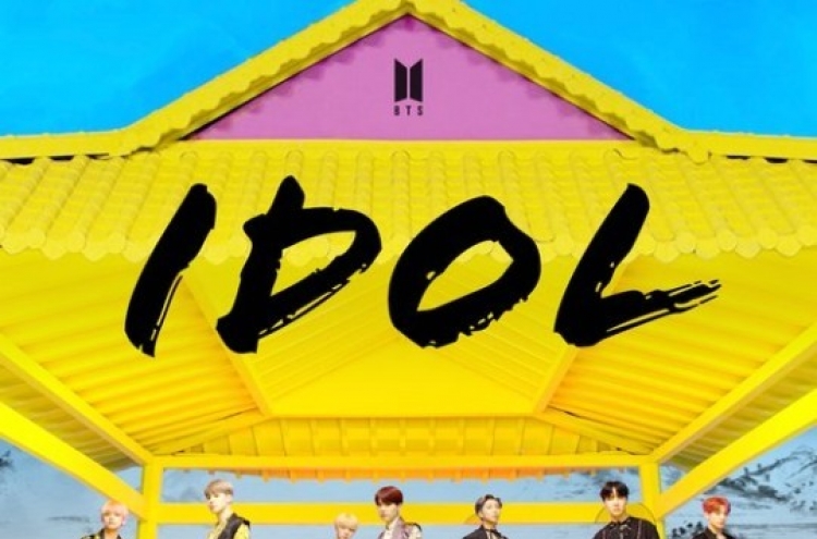 BTS' 'Idol' becomes 6th music video to top 600m YouTube views